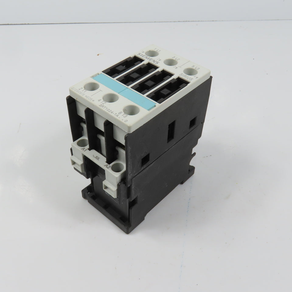Siemens 3RT1024-1A Sirius 3-Pole Power Contactor 7-1/2HP 12A 120V Coil