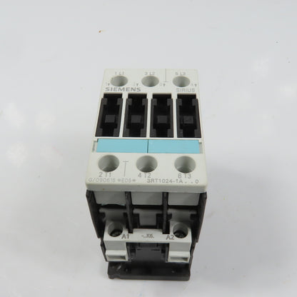 Siemens 3RT1024-1A Sirius 3-Pole Power Contactor 7-1/2HP 12A 120V Coil