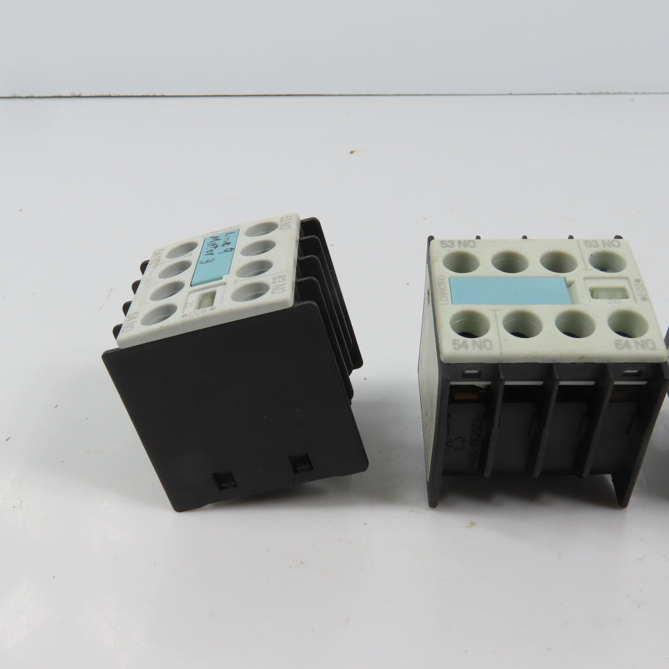 Siemens 3RH1911-1FA20 Auxiliary Contact Block Lot Of 4