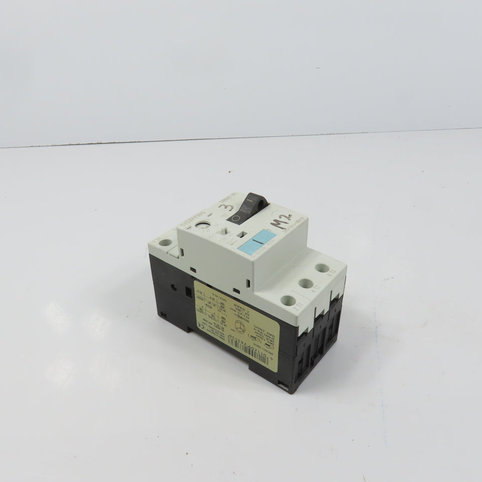 Siemens 3RV1011-1BA10 Sirius 3R 1.4-2A Motor Protector Circuit Breaker 1-1/2HP