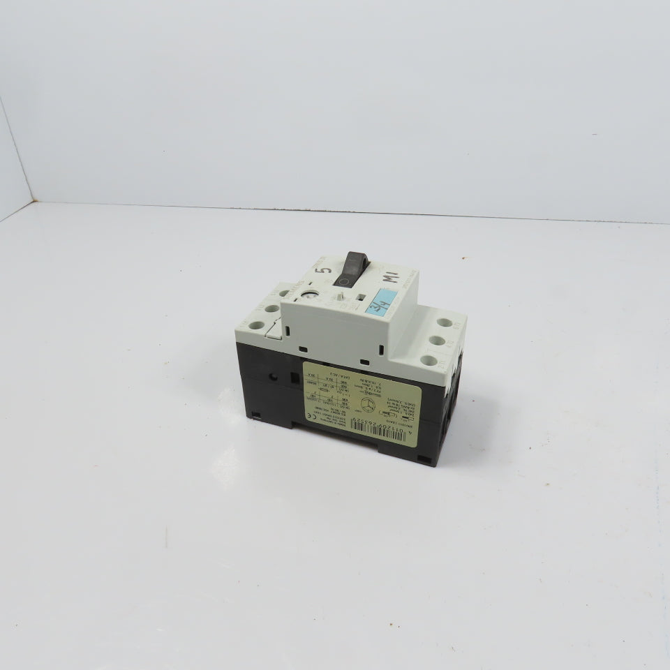 Siemens 3RV1011-1AA10 Sirius 3R 1.1-1.6A Motor Protector Circuit Breaker 1-1/2HP