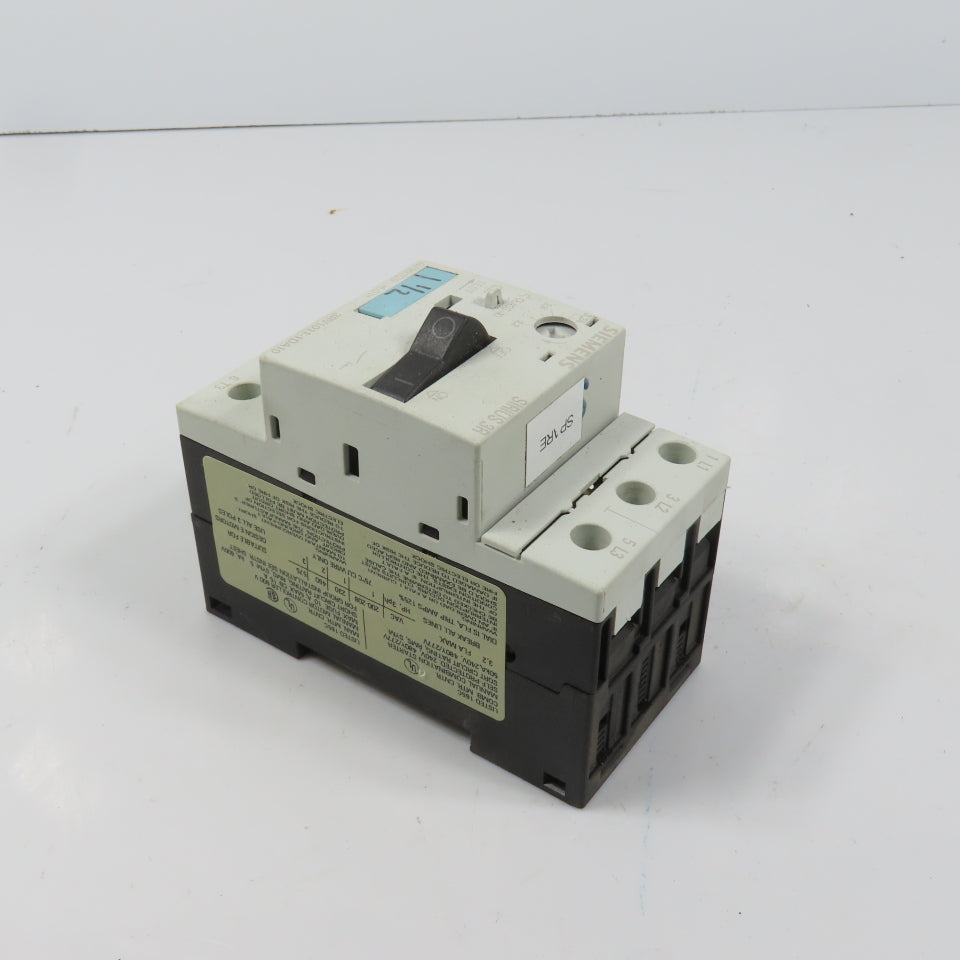 Siemens 3RV1011-1DA10 Sirius 3R 2.2-3.2A Motor Protector Circuit Breaker 3HP