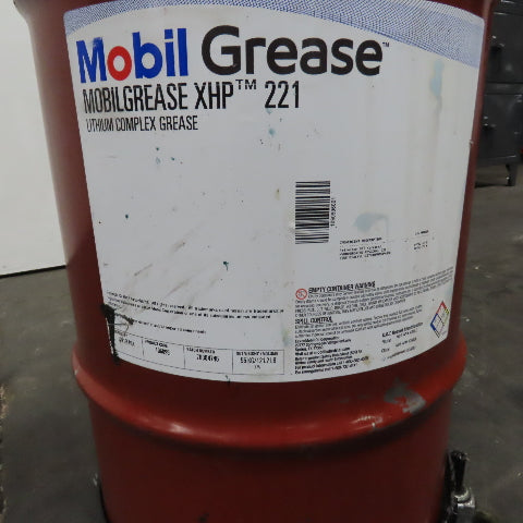 Mobil XHP 221 40LB Lithium Complex Grease W/ Lincoln 81384 Hand Pump & Dolly
