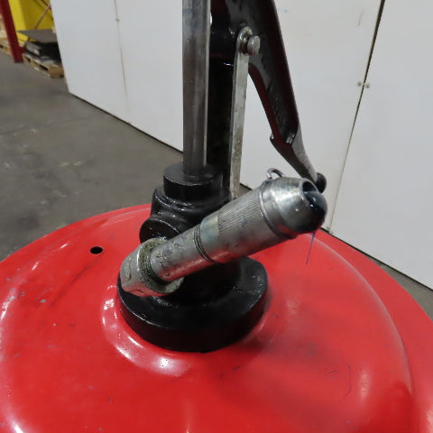 Mobil XHP 221 40LB Lithium Complex Grease W/ Lincoln 81384 Hand Pump & Dolly