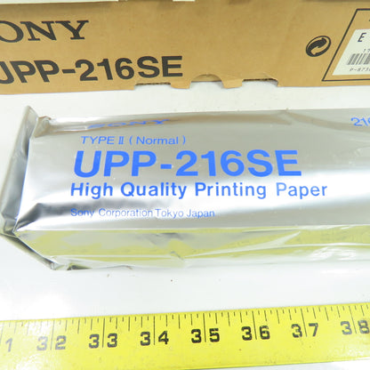 Sony UPP-216SE Type II 216mm x 25mm High Quality Printing Paper Lot Of 12 Rolls