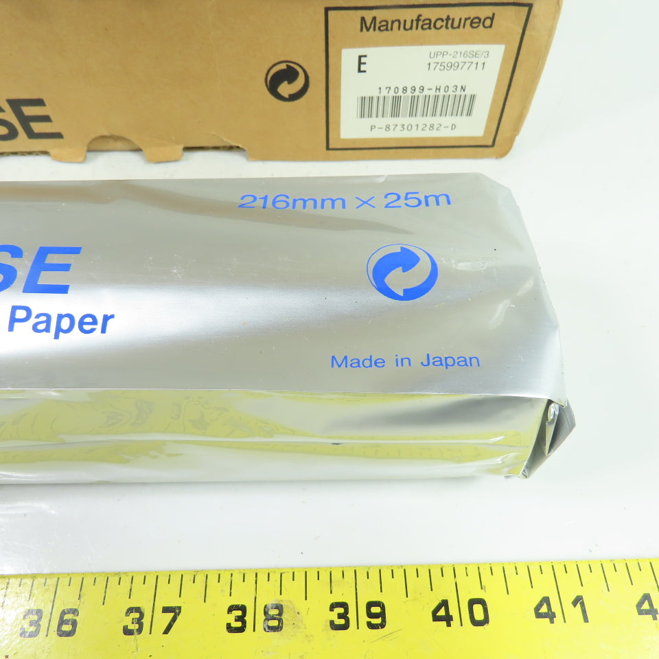 Sony UPP-216SE Type II 216mm x 25mm High Quality Printing Paper Lot Of 12 Rolls