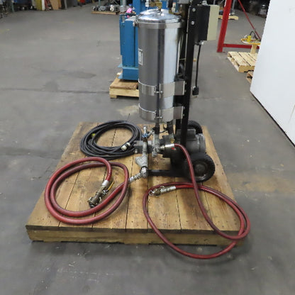 USPI 87D Dual Canister Portable Oil Filtration System 1HP 115/230V 1PH W/ Lines