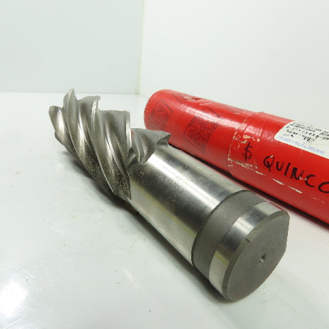 Quinco 32542 6 Flute Spiral End Mill 2-1/2" x 2" x 6" x 9-5/8" OAL Lead 13.525