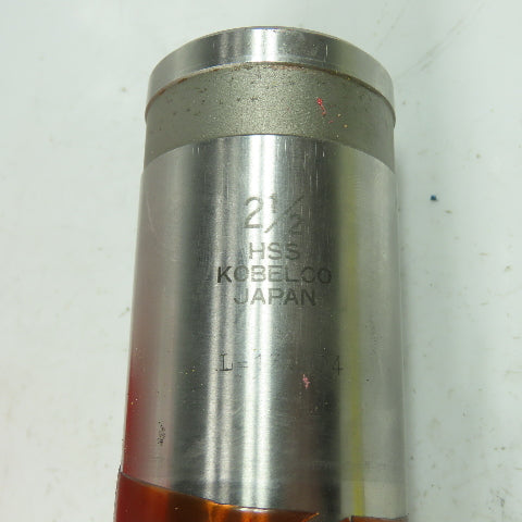 Kobelco 4765 6 Flute Spiral End Mill 2-1/2" x 2" x 4" 6F-S HSS-M7 L: 13.604