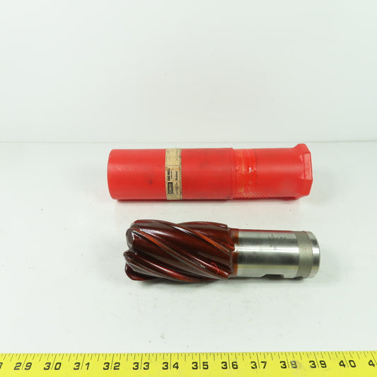 Kobelco 4765 6 Flute Spiral End Mill 2-1/2" x 2" x 4" 6F-S HSS-M7 L: 13.604