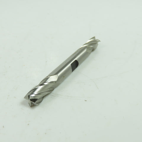 13055 Double Ended 4 Flute End Mill 3/8" x 3/8" x 3/4" x 3-1/2" OAL Lot Of 4