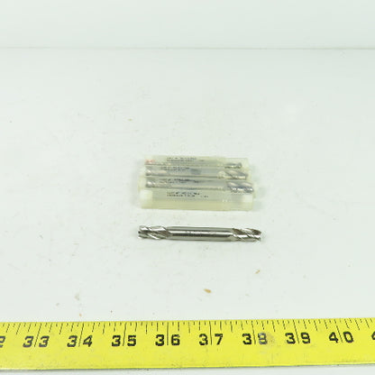 13055 Double Ended 4 Flute End Mill 3/8" x 3/8" x 3/4" x 3-1/2" OAL Lot Of 4