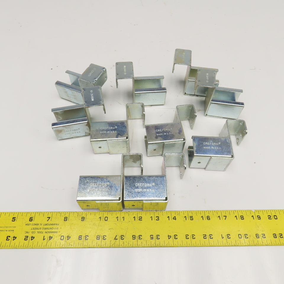 Creform EF-2045DW 28mm Tube Conveyor Flow Rail Mounting Bracket Lot Of 10