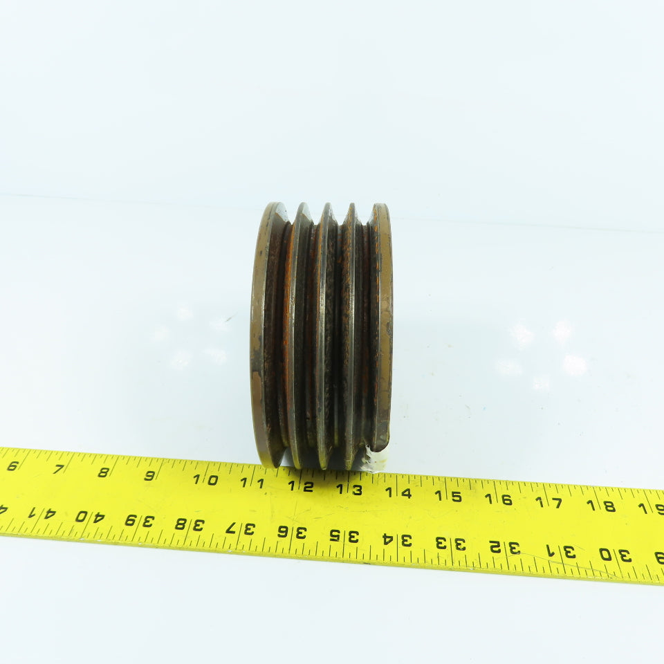 5-1/4" OD x 1-3/8" Bore 4 Groove A Section V-Belt Pulley Kaeser AS35 Compressor