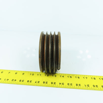 5-1/4" OD x 1-3/8" Bore 4 Groove A Section V-Belt Pulley Kaeser AS35 Compressor