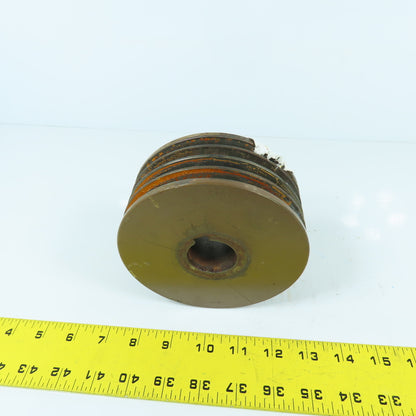 5-1/4" OD x 1-3/8" Bore 4 Groove A Section V-Belt Pulley Kaeser AS35 Compressor