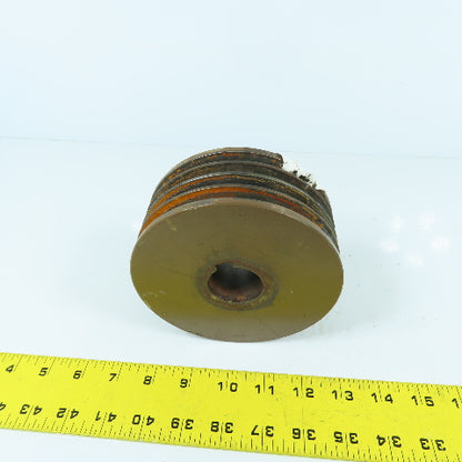 5-1/4" OD x 1-3/8" Bore 4 Groove A Section V-Belt Pulley Kaeser AS35 Compressor