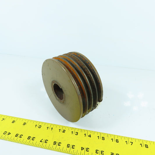 5-1/4" OD x 1-3/8" Bore 4 Groove A Section V-Belt Pulley Kaeser AS35 Compressor