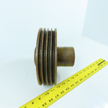 8-1/4" OD x 1-7/8" Bore 4 Groove A Section V-Belt Pulley Kaeser AS35 Compressor