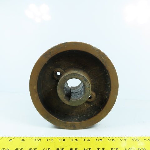 8-1/4" OD x 1-7/8" Bore 4 Groove A Section V-Belt Pulley Kaeser AS35 Compressor