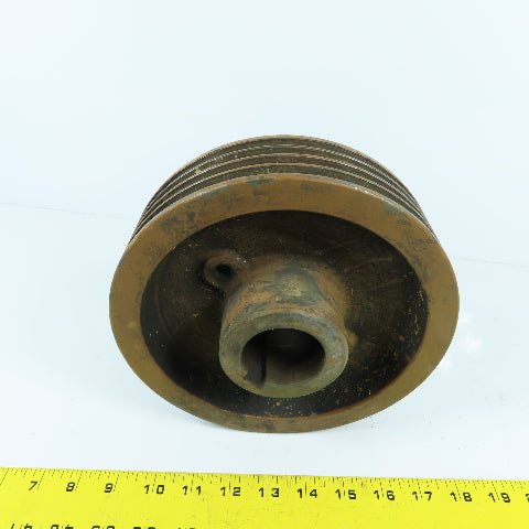 8-1/4" OD x 1-7/8" Bore 4 Groove A Section V-Belt Pulley Kaeser AS35 Compressor