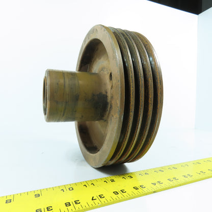 8-1/4" OD x 1-7/8" Bore 4 Groove A Section V-Belt Pulley Kaeser AS35 Compressor