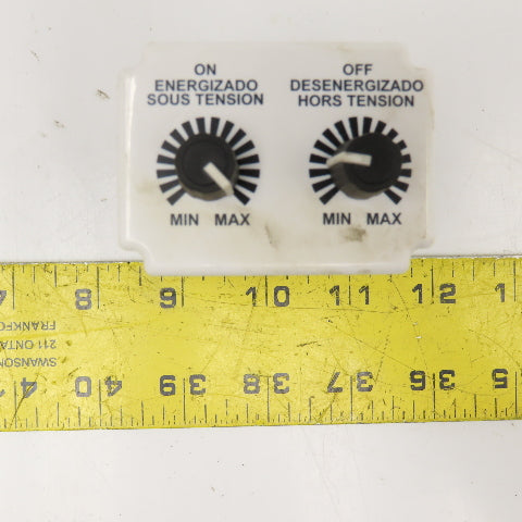 Square D 9050JCK56V20 On Delay Off Delay Timing Relay 0.1-10 Min 120/240V