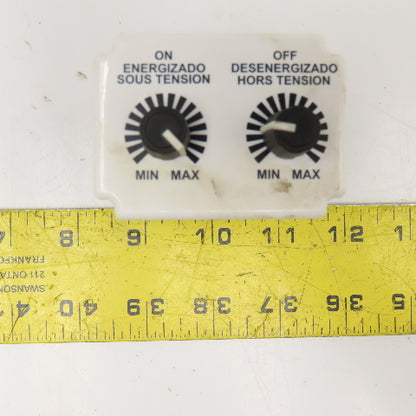 Square D 9050JCK56V20 On Delay Off Delay Timing Relay 0.1-10 Min 120/240V