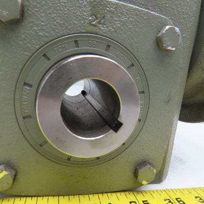 Sterling 2238HQ06056121 60:1 Ratio 1750RPM 29RPM Output Thru Shaft Gear Box