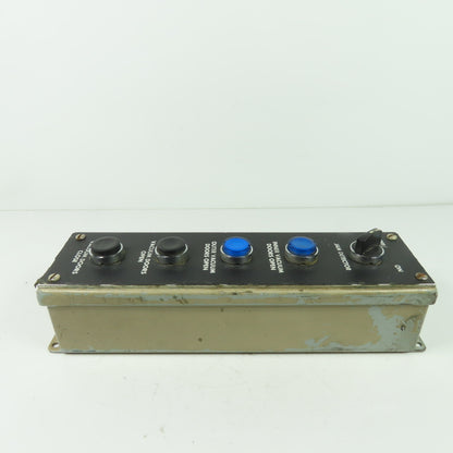 5-Button Electrical Push Button Station Pendant 12-1/2" X 3" X 3"