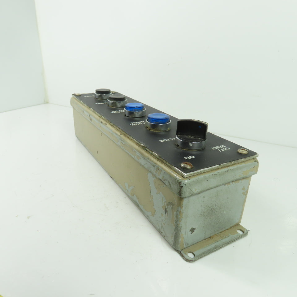 5-Button Electrical Push Button Station Pendant 12-1/2" X 3" X 3"