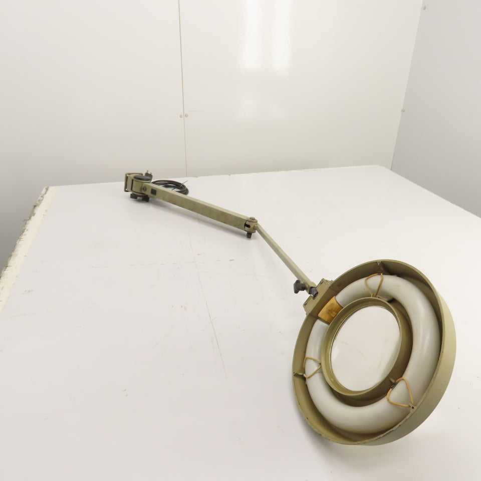 Waldmann RLL 122 Magnifier Luminaire Circular Florescent Lamp 120V 22W Tested