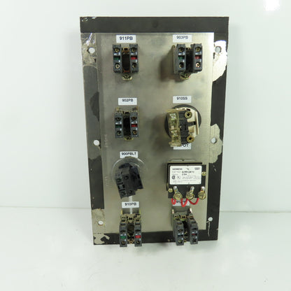 Operator Control Board Panel W/ Switches E-Stop 12-7/8" x 7-5/8"