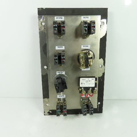Operator Control Board Panel W/ Switches E-Stop 12-7/8" x 7-5/8"