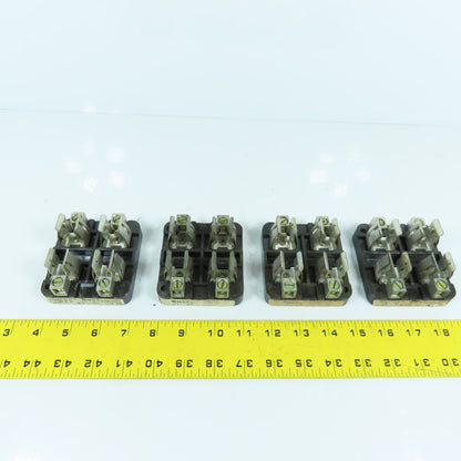 Buss 2985 2-Pole 60A 600V Class T Fuse Holder Lot Of 4