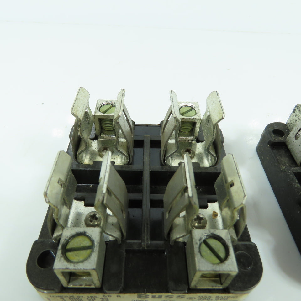 Buss 2985 2-Pole 60A 600V Class T Fuse Holder Lot Of 4