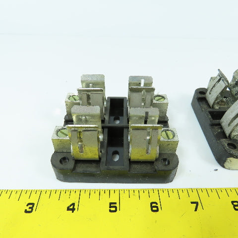 Buss 2985 2-Pole 60A 600V Class T Fuse Holder Lot Of 4