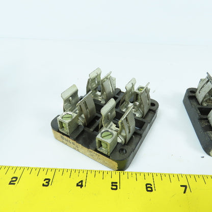 Buss 2985 2-Pole 60A 600V Class T Fuse Holder Lot Of 4