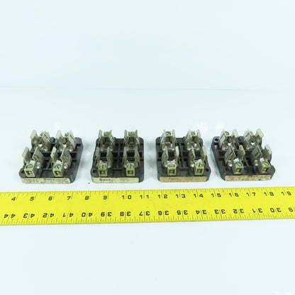 Buss 2985 2-Pole 60A 600V Class T Fuse Holder Lot Of 4