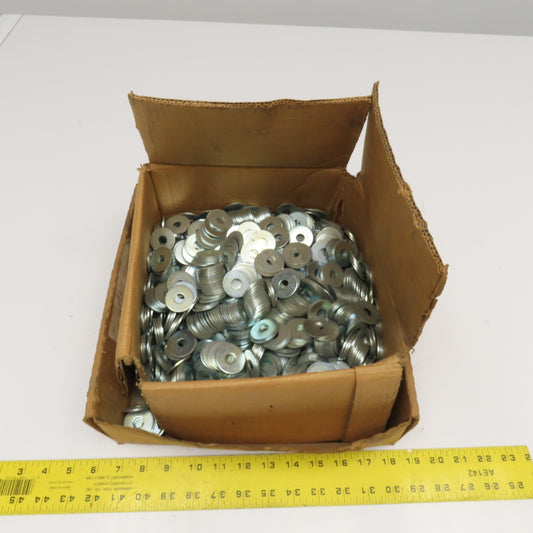 Willie Washer 7/16" x 1-1/4" Flat Fender Washer Zinc Finish Bulk 43Lbs.