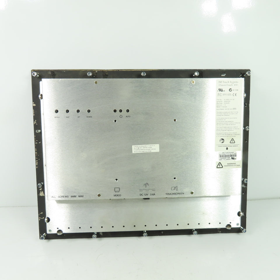 3M 91-4922-191-02 ChassisTouch 450 Operator Interface Touchscreen 24VDC 5A