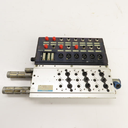 Festo IIFB-02-1/4-6 Valve Terminal G1/4 W/ Fieldbus Connections 145PSI 24VDC