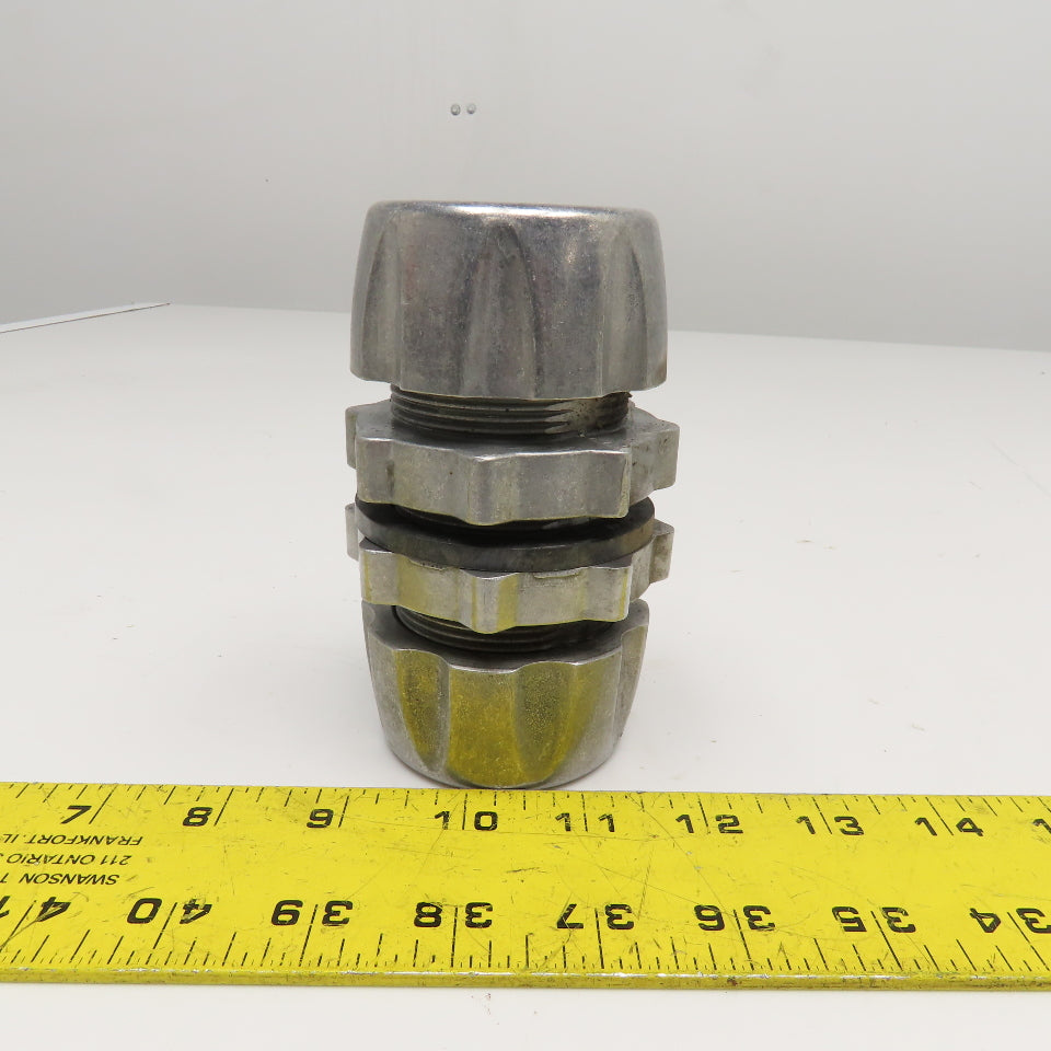 Asco 1" Compression Bulkhead Union Fitting