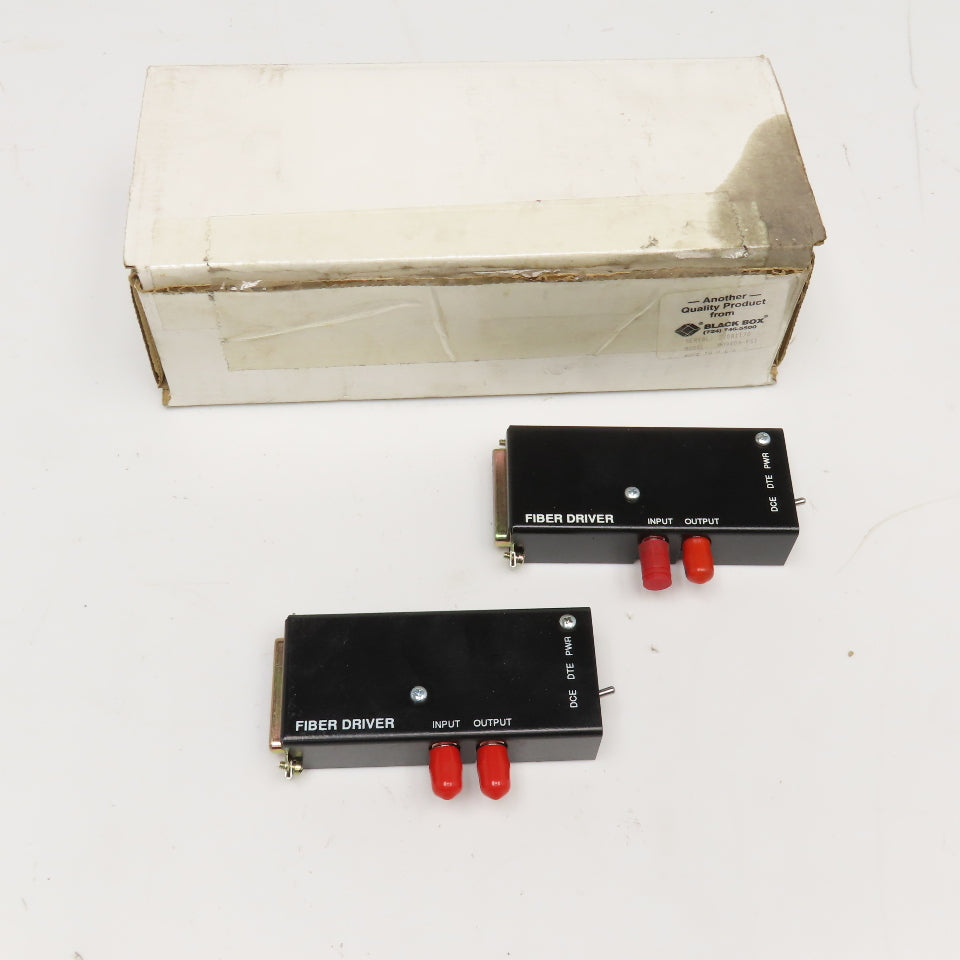 Black Box MD940A-FST Fiber Driver Module No Power Supply Lot Of 2 ...