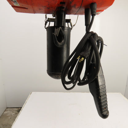 CM Valustar 1/4 Ton 500LB Electric Chain Hoist 15' Lift 16FPM Single Phase 120V