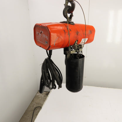 CM Valustar 1/4 Ton 500LB Electric Chain Hoist 15' Lift 16FPM Single Phase 120V