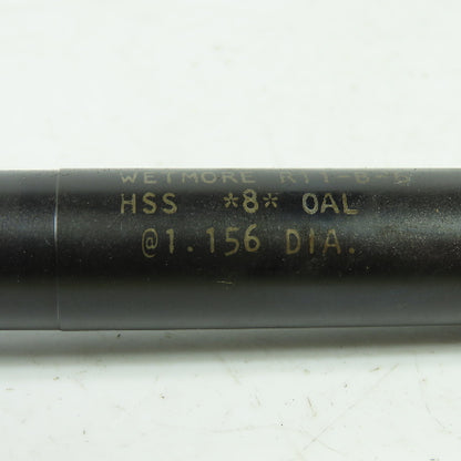Wetmore R11-B-6 Insert Blade Adjustable Reamer HSS 1.156" Dia. 8" OAL