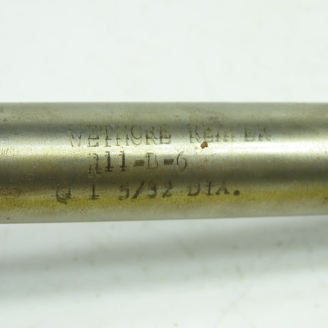 Wetmore R11-B-6 Insert Blade Adjustable Reamer HSS 1-5/32" Dia. 8" OAL