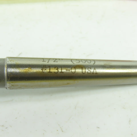A-P HS 4/85 Straight 6-Flute Reamer 1/2" 2" Flutes 8" OAL Lot Of 2