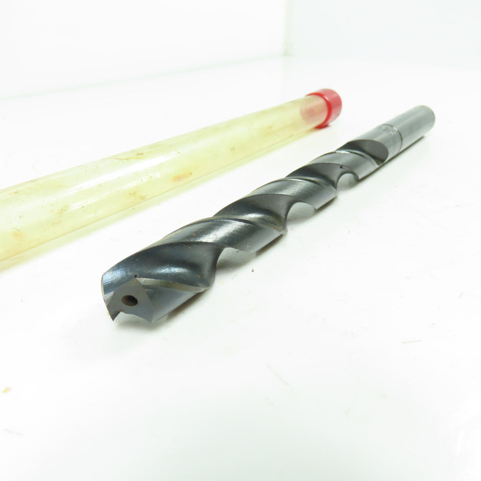 UB 43/64" Coolant Thru 2 Flute Twist Drill 8" OAL 9-7/16" OAL